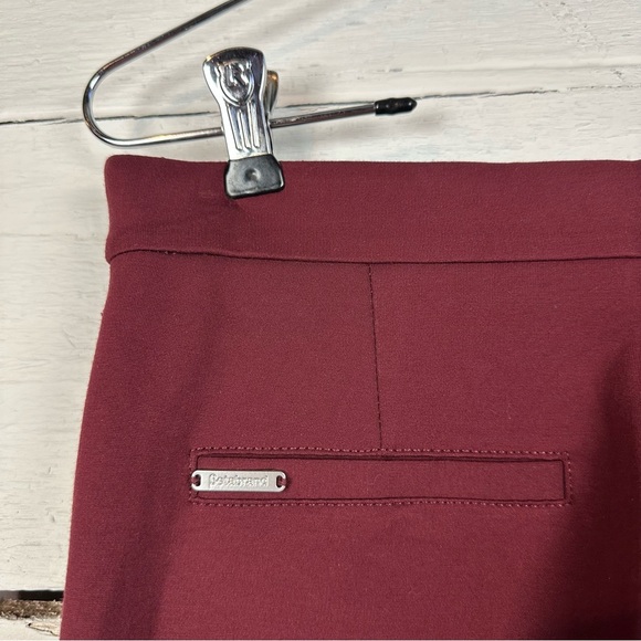 Betabrand faux leather red dress pants size M long - Picture 4 of 8